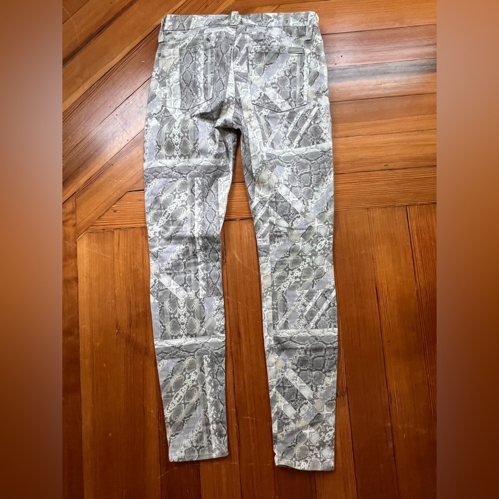 7 For All Mankind Snake Print Pants
